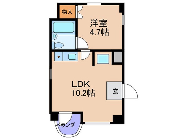 ステイシティ同心の物件間取画像